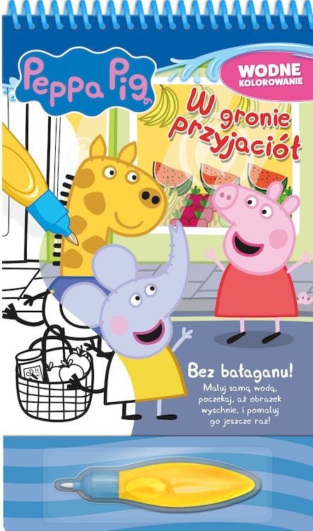 W gronie przyjaciół. Świnka Peppa. Wodne kolorowanie W gronie przyjaciół. Świnka Peppa. Wodne kolorowanie