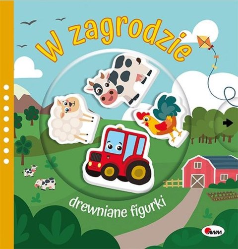W zagrodzie. Drewniane figurki W zagrodzie. Drewniane figurki
