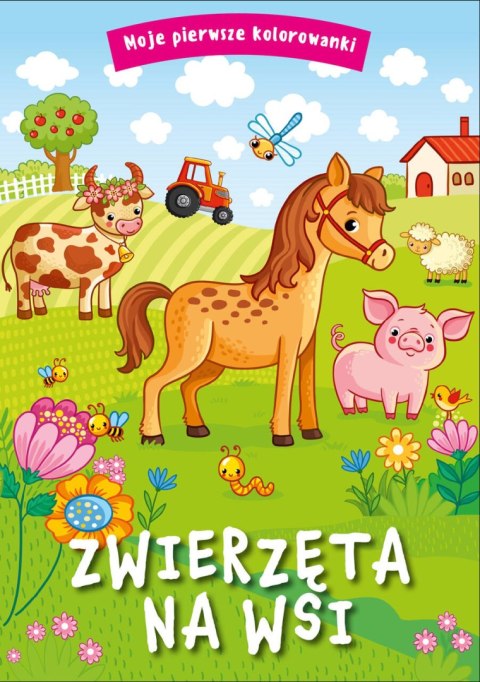 Zwierzęta na wsi. Moje pierwsze kolorowanki Zwierzęta na wsi. Moje pierwsze kolorowanki