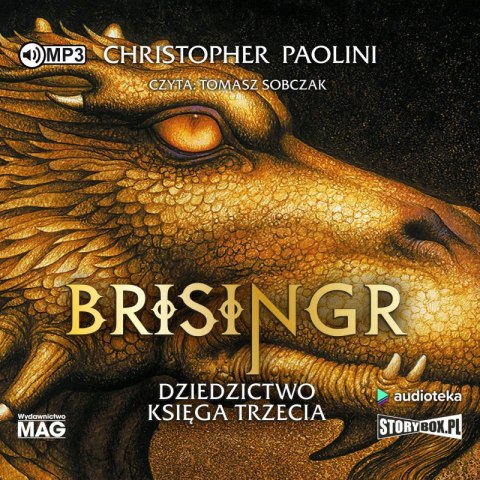 CD MP3 Brisingr. Dziedzictwo. Tom 3 CD MP3 Brisingr. Dziedzictwo. Tom 3