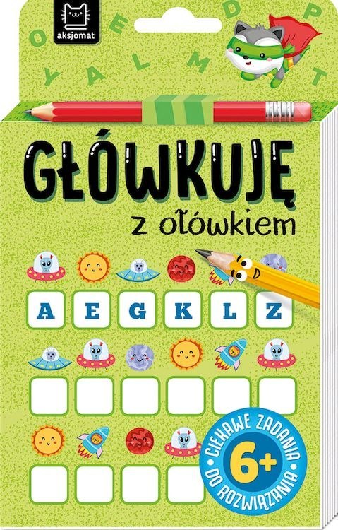 Główkuję z ołówkiem 6+ Książeczka zielona Główkuję z ołówkiem 6+ Książeczka zielona