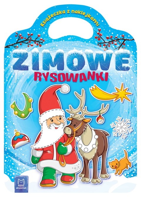 Zimowe rysowanki. Książeczka z naklejkami Zimowe rysowanki. Książeczka z naklejkami