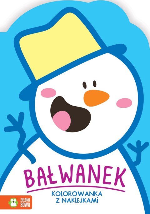 Bałwanek. Zimowe kolorowanie Bałwanek. Zimowe kolorowanie