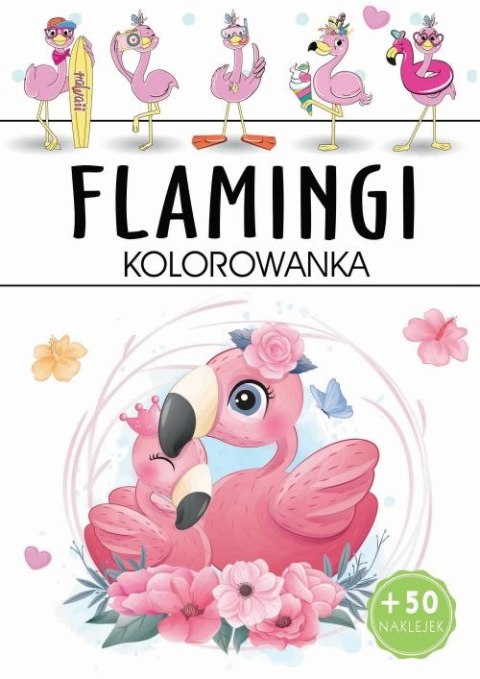 Flamingi. Kolorowanka Flamingi. Kolorowanka