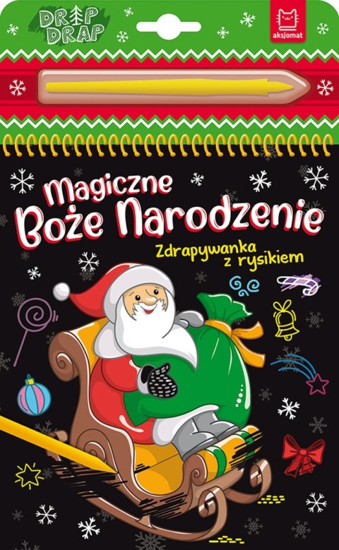 Magiczne Boże Narodzenie. Zdrapywanka z rysikiem Magiczne Boże Narodzenie. Zdrapywanka z rysikiem