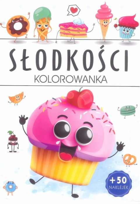 Słodkości. Kolorowanka Słodkości. Kolorowanka