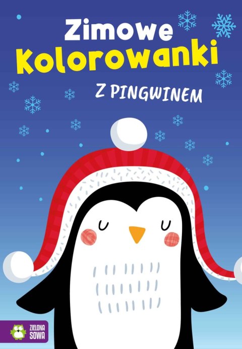 Zimowe kolorowanki z pingwinem. Zimowe kolorowanki Zimowe kolorowanki z pingwinem. Zimowe kolorowanki