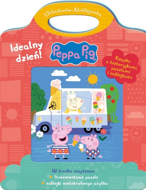 Idealny dzień. Świnka Peppa. Układanka - Naklejanka Idealny dzień. Świnka Peppa. Układanka - Naklejanka