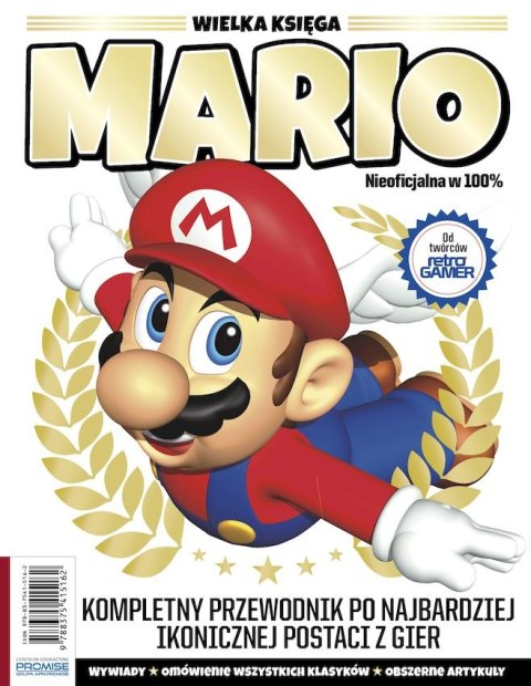 Wielka księga Mario. Kompletny przewodnik po najbardziej ikonicznej postaci z gier Wielka księga Mario. Kompletny przewodnik po najbardziej ikonicznej postaci z gier