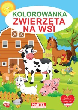 Zwierzęta na wsi. Kolorowanka