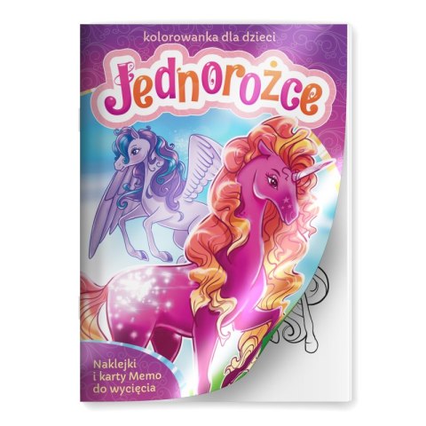 Jednorożce. Kolorowanka dla dzieci Jednorożce. Kolorowanka dla dzieci
