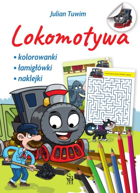 Lokomotywa z naklejkami Lokomotywa z naklejkami