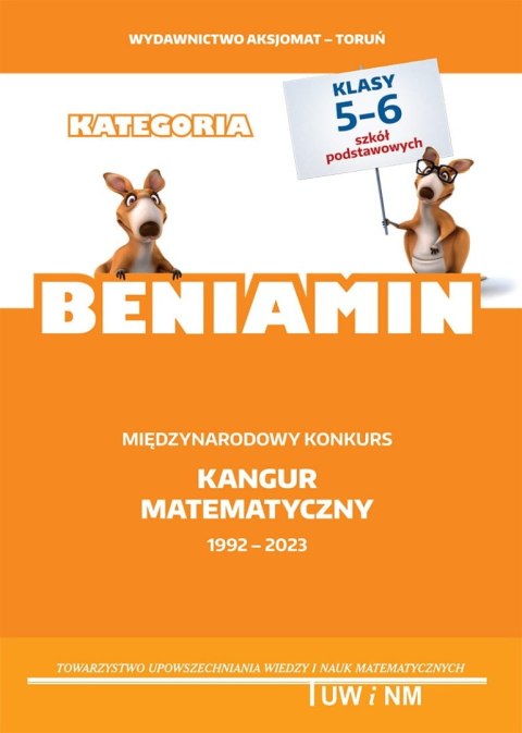 Matematyka z wesołym kangurem Beniamin 2023 Matematyka z wesołym kangurem Beniamin 2023