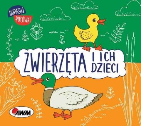 Zwierzęta i ich dzieci dopasuj połówki Zwierzęta i ich dzieci dopasuj połówki