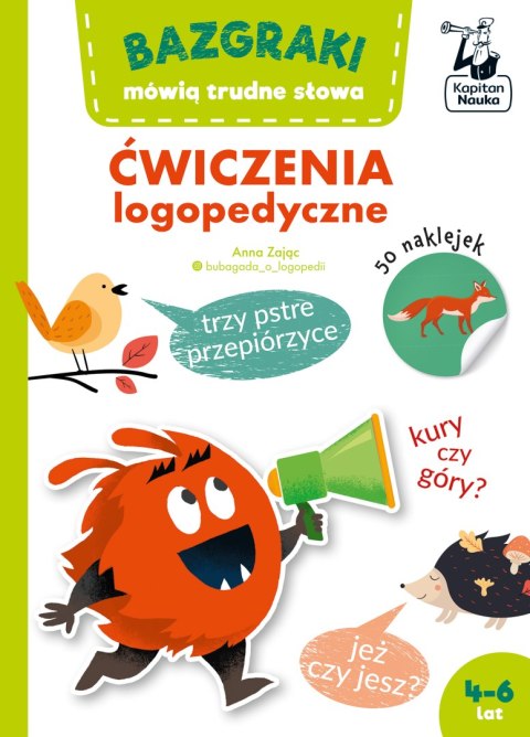 Bazgraki mówią trudne słowa. Ćwiczenia logopedyczne. Bazgraki Bazgraki mówią trudne słowa. Ćwiczenia logopedyczne. Bazgraki