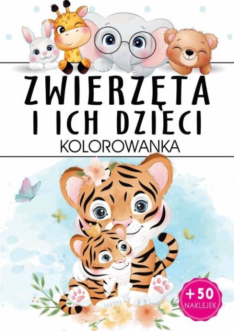 Zwierzęta i ich dzieci. Kolorowanka Zwierzęta i ich dzieci. Kolorowanka