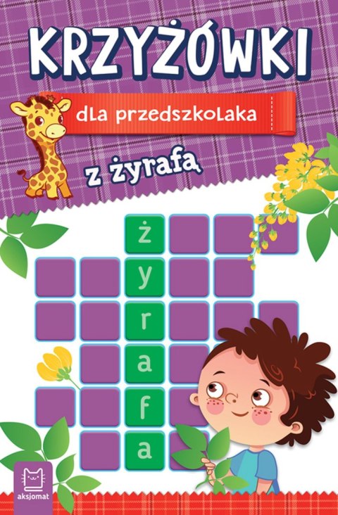 Krzyżówki dla przedszkolaka z żyrafą Krzyżówki dla przedszkolaka z żyrafą