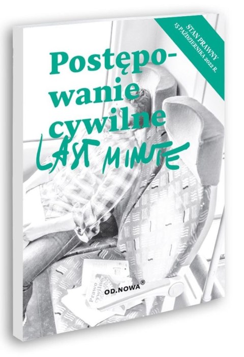 Postępowanie cywilne. Last Minute wyd. 3 Postępowanie cywilne. Last Minute wyd. 3