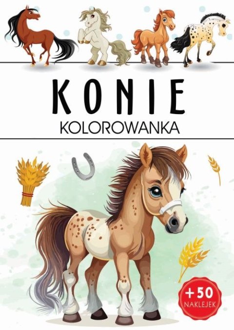 Konie. Kolorowanka Konie. Kolorowanka