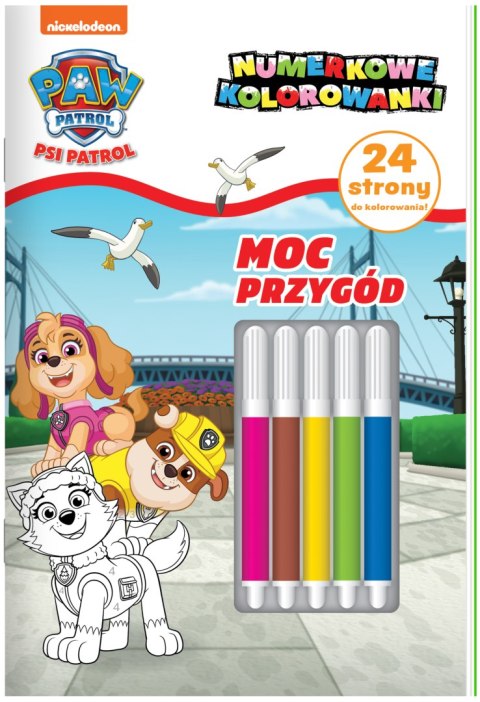 Moc przygód. Psi Patrol. Numerkowe kolorowanki Moc przygód. Psi Patrol. Numerkowe kolorowanki
