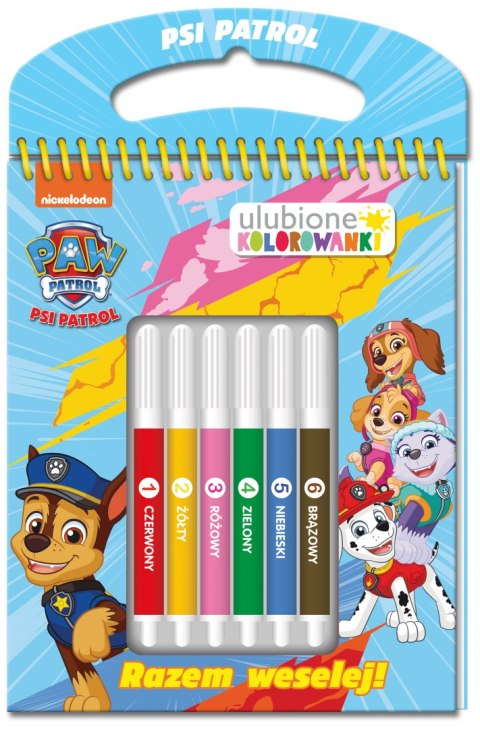 Razem weselej. Psi Patrol. Ulubione kolorowanki Razem weselej. Psi Patrol. Ulubione kolorowanki