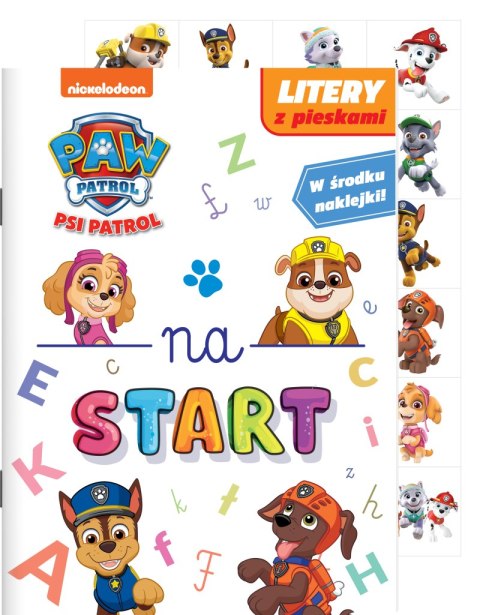 Litery z pieskami. Psi Patrol. Na start... Litery z pieskami. Psi Patrol. Na start...