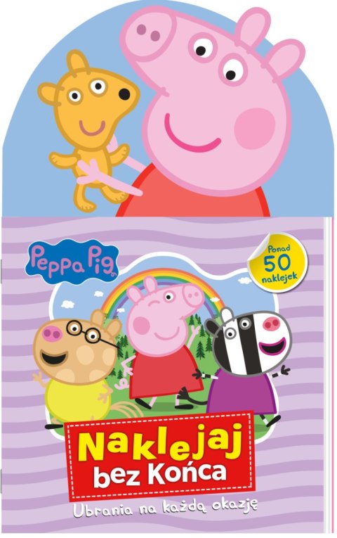 Ubrania na każdą okazję. Świnka Peppa. Naklejaj bez końca Ubrania na każdą okazję. Świnka Peppa. Naklejaj bez końca