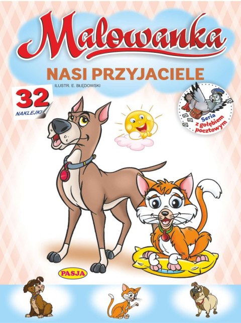 Nasi przyjaciele. Malowanka Nasi przyjaciele. Malowanka