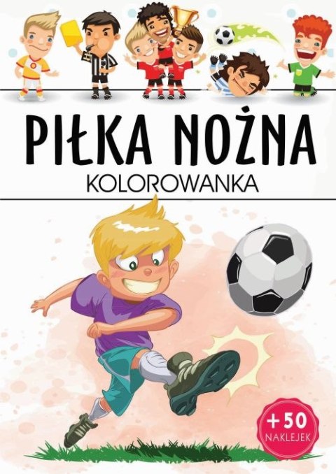 Piłka nożna. Kolorowanka Piłka nożna. Kolorowanka