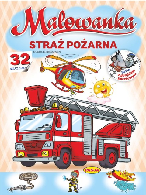 Straż pożarna. Malowanka Straż pożarna. Malowanka