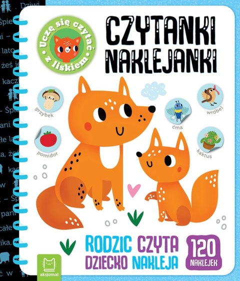 Czytanki-naklejanki. Uczę się czytać z liskiem. Rodzic czyta, dziecko nakleja Czytanki-naklejanki. Uczę się czytać z liskiem. Rodzic czyta, dziecko nakleja