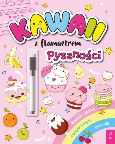 Kawaii z flamastrem. Pyszności Kawaii z flamastrem. Pyszności