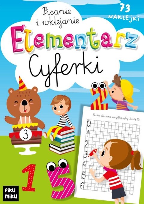 Elementarz cyferki. Pisanie i wklejanie Elementarz cyferki. Pisanie i wklejanie