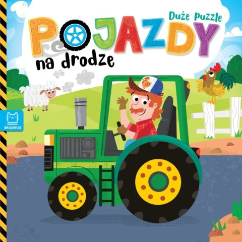 Pojazdy na drodze. Duże puzzle Pojazdy na drodze. Duże puzzle