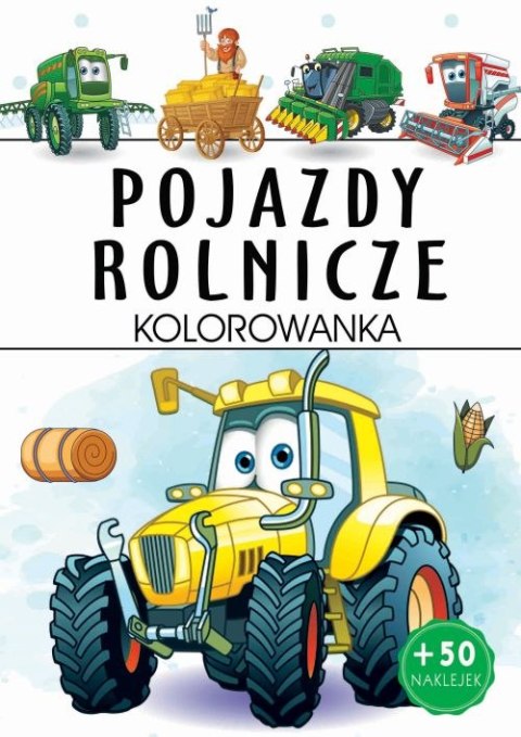 Pojazdy rolnicze. Kolorowanka Pojazdy rolnicze. Kolorowanka