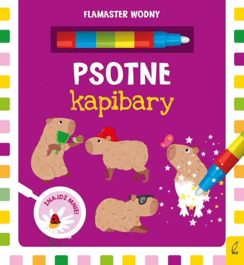 Psotne kapibary. Flamaster wodny Psotne kapibary. Flamaster wodny