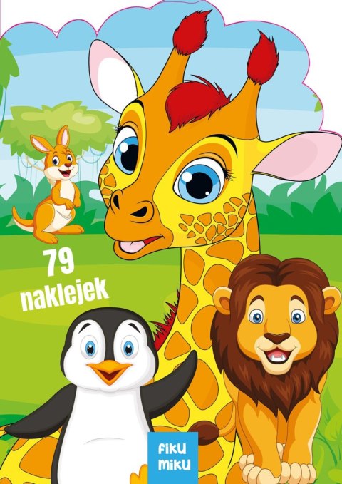 Żyrafa i przyjaciele. Wycieczka do zoo. Kolorowanka z wykrojnika FIKU MIKU Żyrafa i przyjaciele. Wycieczka do zoo. Kolorowanka z wykrojnika FIKU MIKU