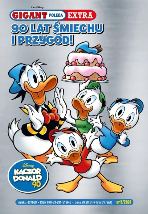 90 lat śmiechu i przygód. Tom 5/2024. Gigant Poleca Extra 90 lat śmiechu i przygód. Tom 5/2024. Gigant Poleca Extra