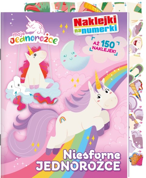 Niesforne jednorożce. Moje Jednorożce. Naklejki na numerki Niesforne jednorożce. Moje Jednorożce. Naklejki na numerki