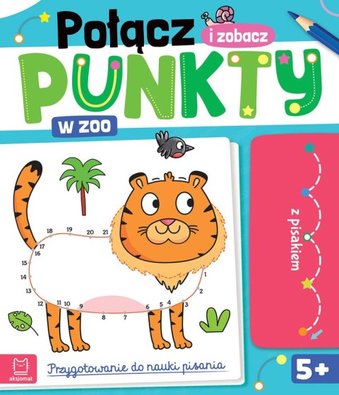 W zoo. Połącz punkty i zobacz! Przygotowanie do nauki pisania. Ścieralny pisak W zoo. Połącz punkty i zobacz! Przygotowanie do nauki pisania. Ścieralny pisak
