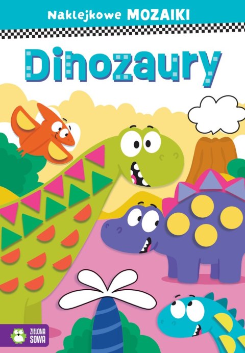 Dinozaury. Naklejkowe mozaiki Dinozaury. Naklejkowe mozaiki