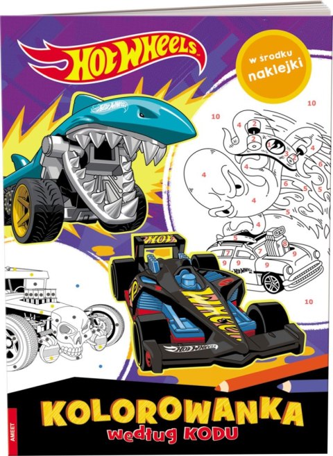 Hot Wheels Kolorowanka według kodu KKO-1601 Hot Wheels Kolorowanka według kodu KKO-1601