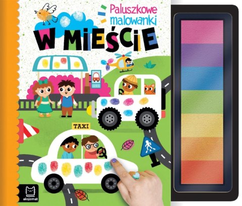 W mieście. Paluszkowe malowanki W mieście. Paluszkowe malowanki