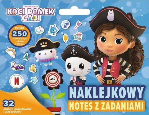 Koci Domek Gabi. Naklejkowy notes z zadaniami Koci Domek Gabi. Naklejkowy notes z zadaniami