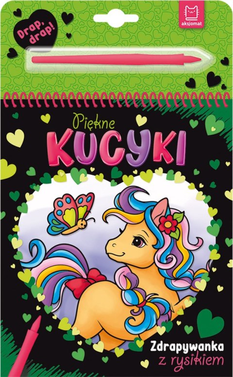 Piękne kucyki. Zdrapywanka z rysikiem Piękne kucyki. Zdrapywanka z rysikiem