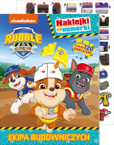 Rubble and crew. Ekipa Budowniczych. Naklejki na numerki Rubble and crew. Ekipa Budowniczych. Naklejki na numerki