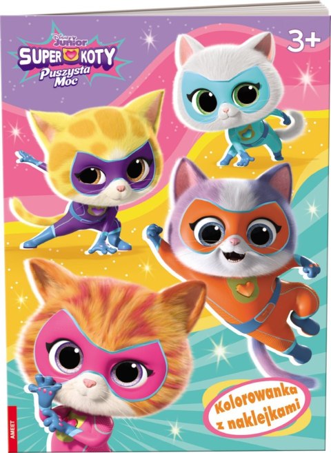 Disney Superkoty kolorowanka z naklejkami NA-9136 Disney Superkoty kolorowanka z naklejkami NA-9136