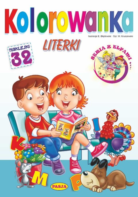 Literki. Kolorowanka Literki. Kolorowanka