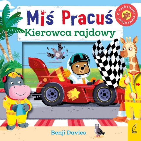 Miś pracuś. Kierowca rajdowy Miś pracuś. Kierowca rajdowy