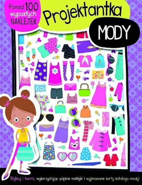 Projektantka mody. Ponad 100 wypukłych naklejek Projektantka mody. Ponad 100 wypukłych naklejek